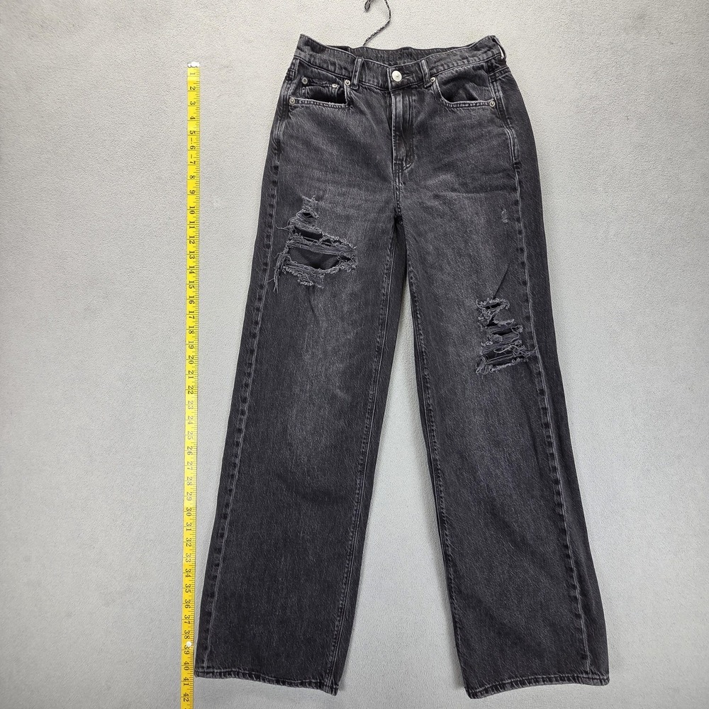 American Eagle Jeans‎ Womens 0 Long High Rise Relaxed Straight Fits 25x31